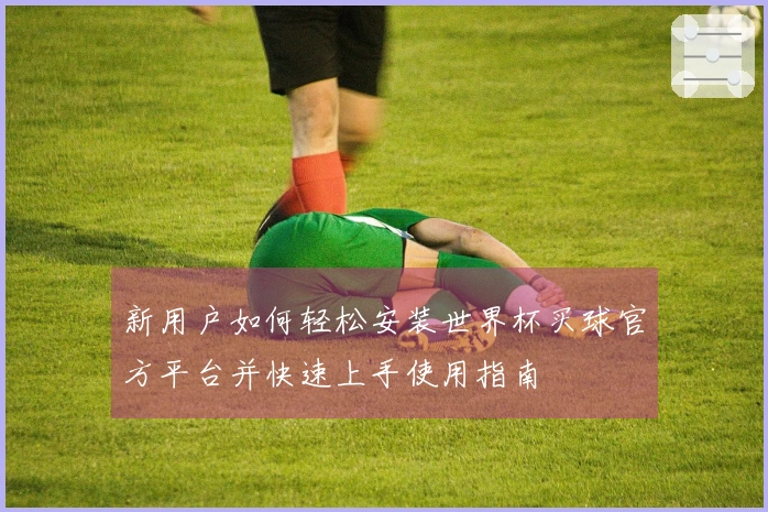 新用户如何轻松安装世界杯买球官方平台并快速上手使用指南